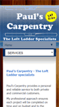 Mobile Screenshot of paulsloftladders.co.uk